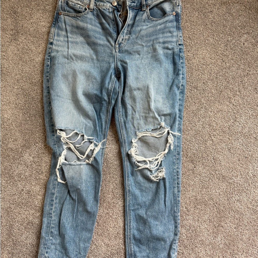 American Eagle Outfitters Blue Straight Leg Jeans